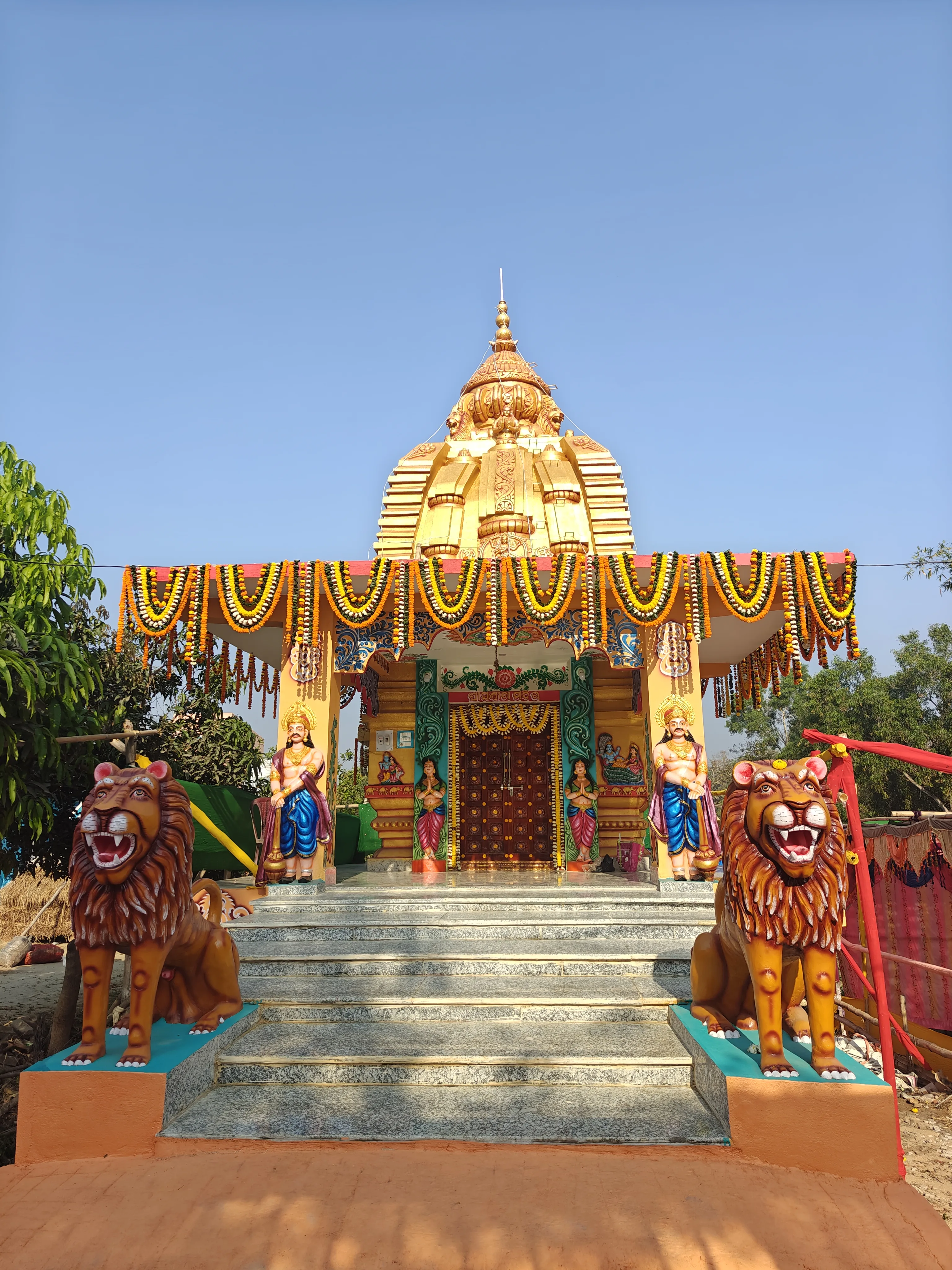 Close-ups of gem placement, pran pratishtha and full Inauguration